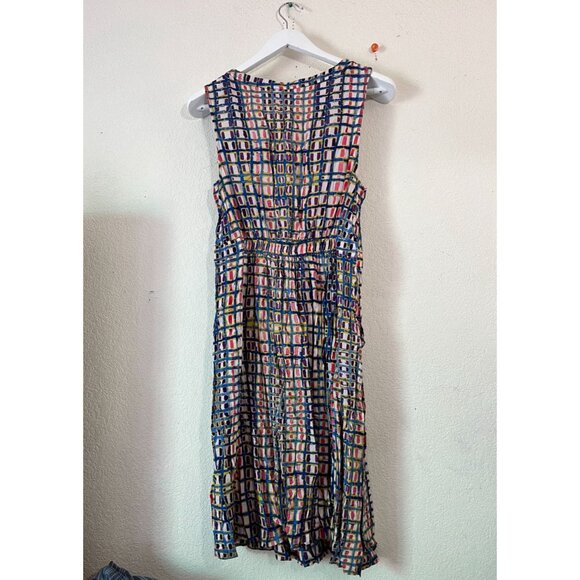 Plenty by Tracy Reese Womens Printed Sleeveless Casual Dress Size 12 Multicolor - Picture 4 of 12